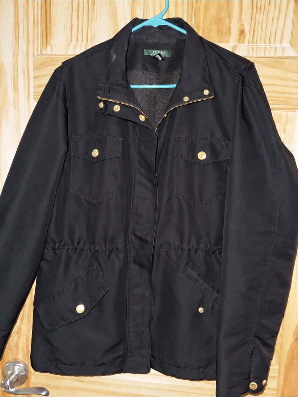 Lauren Ralph Lauren women’s black utility field jacket